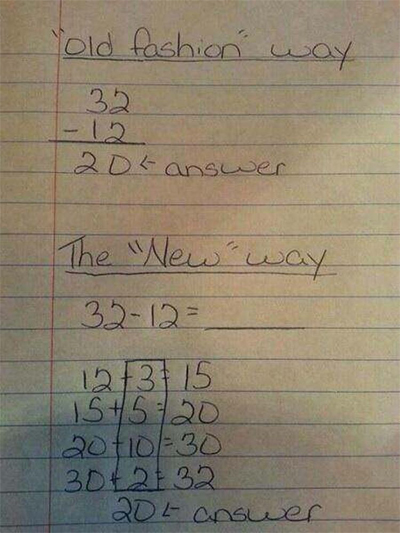 Common Core subtraction