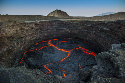 Volcanic opening