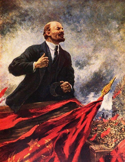 Lenin on a Tribune