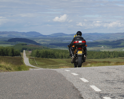 Motorcycle riding